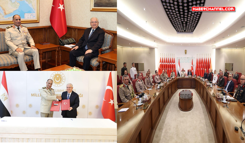 Bakan Yaşar Güler, Mısırlı mevkidaşı Ashraf Salem Zaher ile görüştü