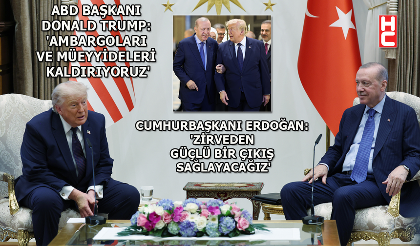 Cumhurbaşkanı Erdoğan ile ABD Başkanı Trump Beştepe'de ortak basın açıklamasında konuştu