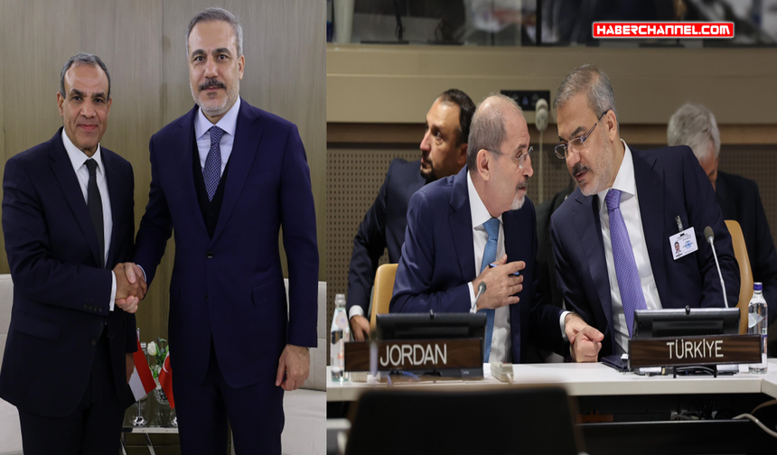 Dışişleri Bakanı Hakan Fidan, Mısır ve Ürdünlü mevkidaşları ile görüştü