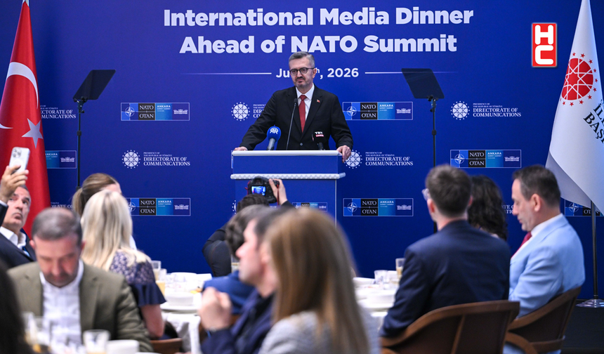 İletişim Başkanı Duran, NATO Zirvesi öncesi uluslararası basın mensuplarıyla buluştu