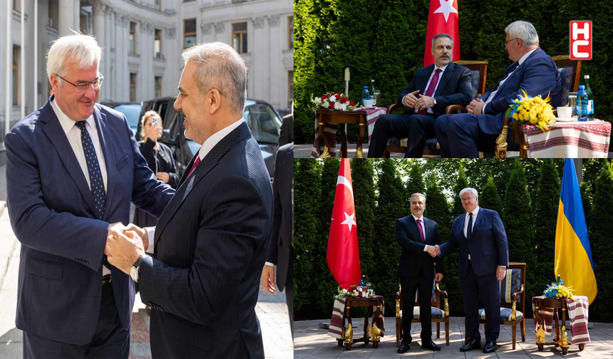 Dışişleri Bakanı Hakan Fidan, Ukraynalı mevkidaşı Andriy Sibiha ile görüştü