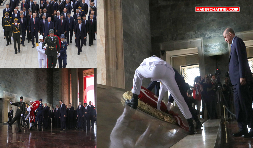 Anıtkabir'de '30 Ağustos Zafer Bayramı' töreni