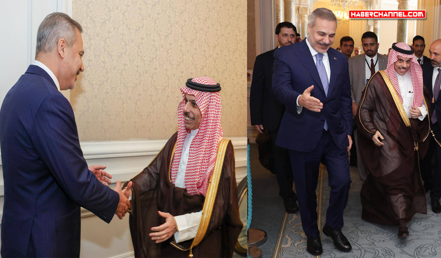 Bakan Hakan Fidan, Suudi mevkidaşı Faysal bin Ferhan Al Suud ile görüştü