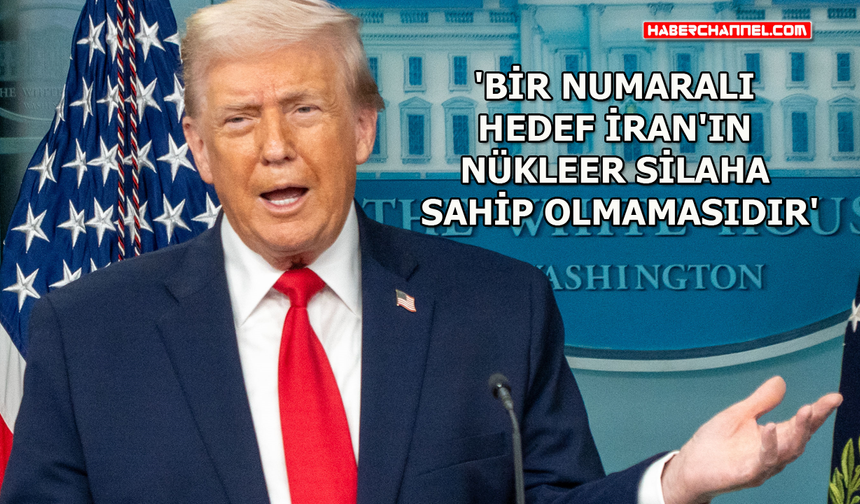 ABD Başkanı Donald Trump'tan İran mesajı...