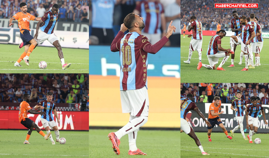 Trabzonspor, sahasında Başakşehir'i 2-1 mağlup etti