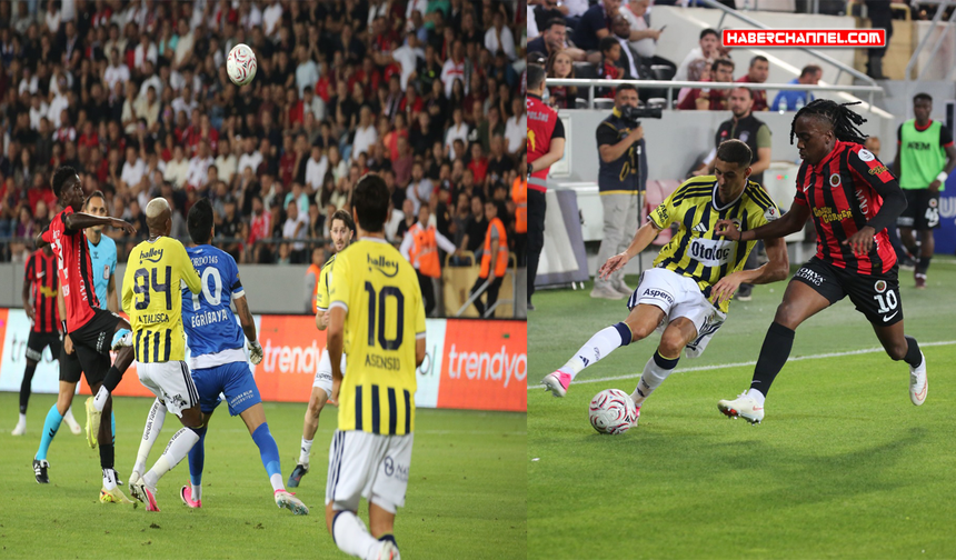 Gençlerbirliği, sahasında Fenerbahçe'yi 2-1 mağlup etti