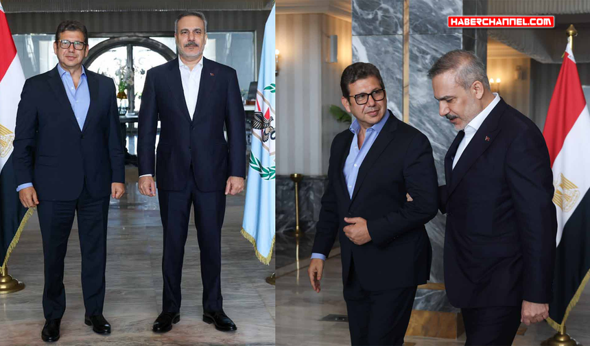 Dışişleri Bakanı Hakan Fidan, Mısır İstihbarat Başkanı Hasan Reşad ile görüştü
