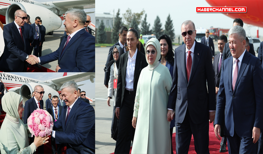 Cumhurbaşkanı Erdoğan, Kırgızistan’da