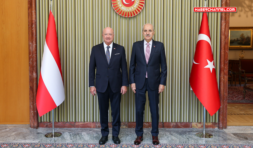 TBMM Başkanı Kurtulmuş, Avusturya Federal Şansölyesi Stocker ile görüştü