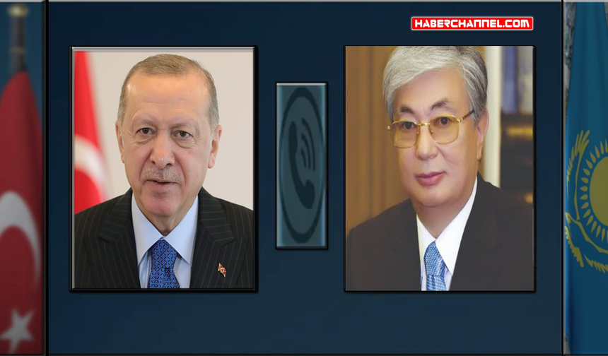 Cumhurbaşkanı Erdoğan, Kazakistan Cumhurbaşkanı Tokayev ile telefonda görüştü