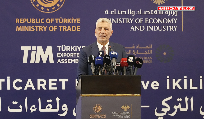 Bakan Ömer Bolat: "Türkiye-Suriye ticaretinde hedef 10 milyar dolar"