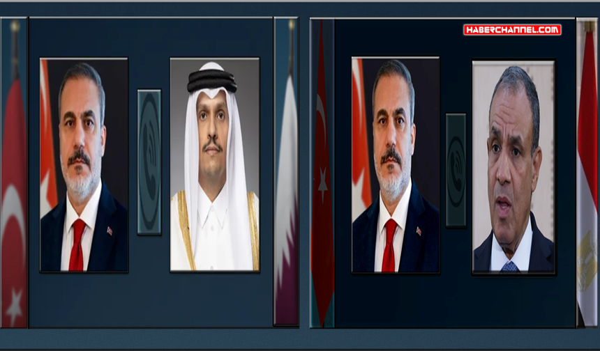 Bakan Hakan Fidan, Katarlı ve Mısırlı mevkidaşlarıyla görüştü