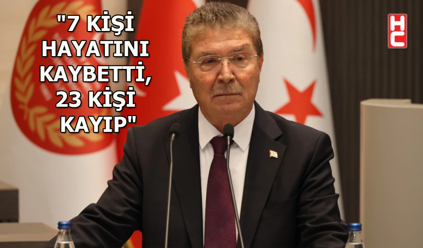 (Girne'de Batan Gemi) KKTC Başbakanı Ünal Üstel'den açıklama