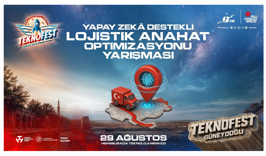 'Yapay Zeka Destekli Lojistik Anahat Optimizasyonu Yarışması’nda 512 takımdan 10’u finalde