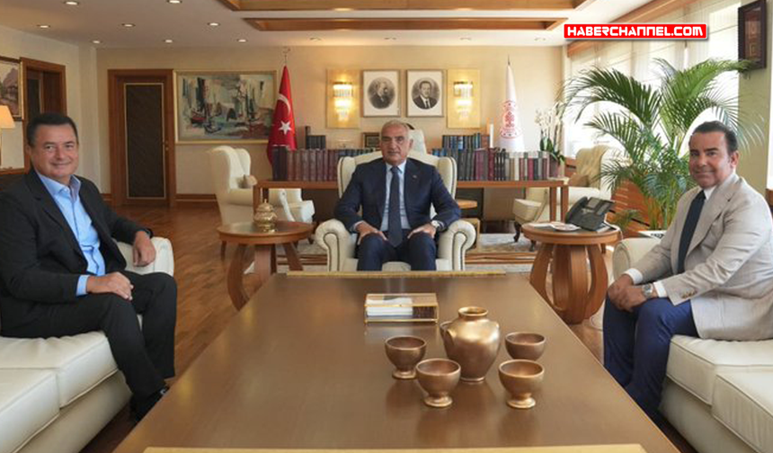 Bakan Mehmet Nuri Ersoy, Acun Ilıcalı'yı kabul etti