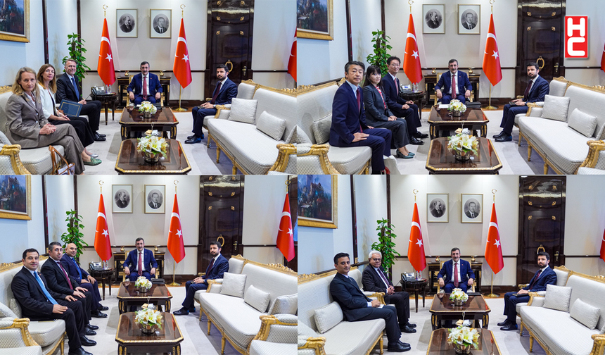 Cevdet Yılmaz, büyükelçileri kabul etti
