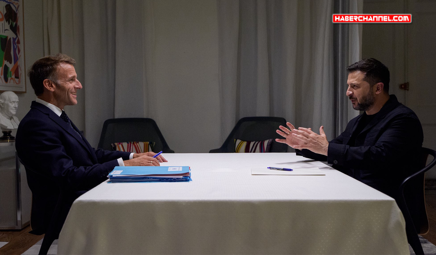 Macron: "Ukrayna'ya hava savunma sistemleri sağlayacağız"