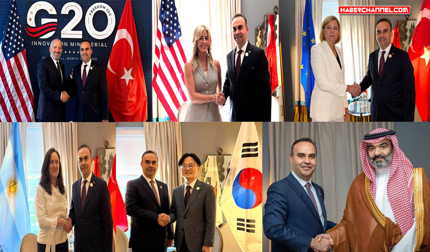 Bakan Mehmet Fatih Kacır’dan G20’de diplomasi trafiği