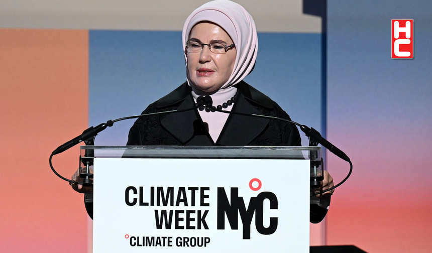 Emine Erdoğan, New York İklim Haftası açılışında konuştu