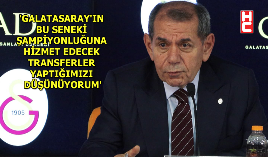 Dursun Özbek, RAMS Park'ta gündeme dair açıklamalarda bulundu