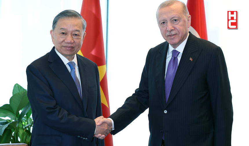 Cumhurbaşkanı Erdoğan, Vietnam Devlet Başkanı To Lam ile görüştü
