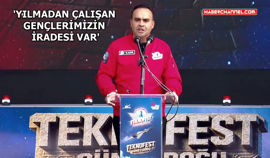 Bakan Mehmet Fatih Kacır, TEKNOFEST Güneydoğu'ya katıldı