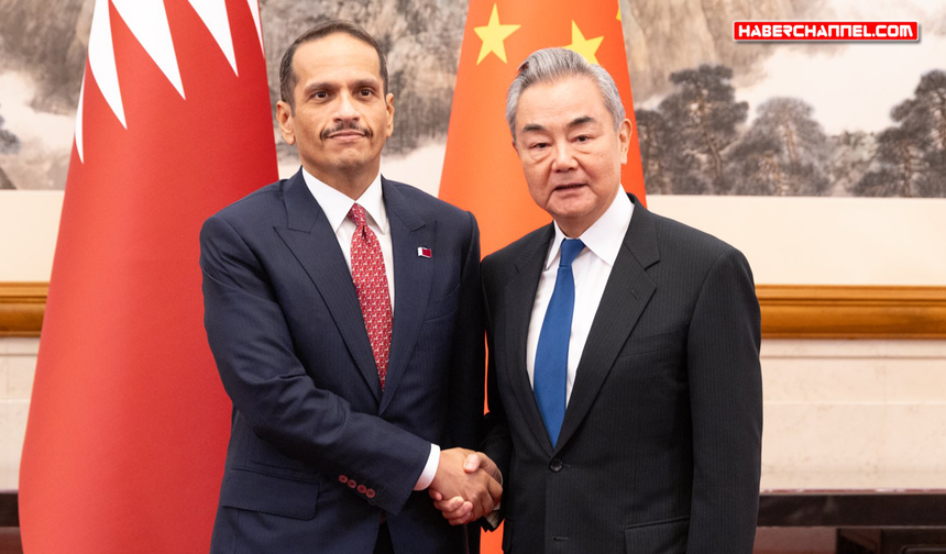Katar Başbakanı Al Sani, Çinli mevkidaşı Wang Yi ile görüştü