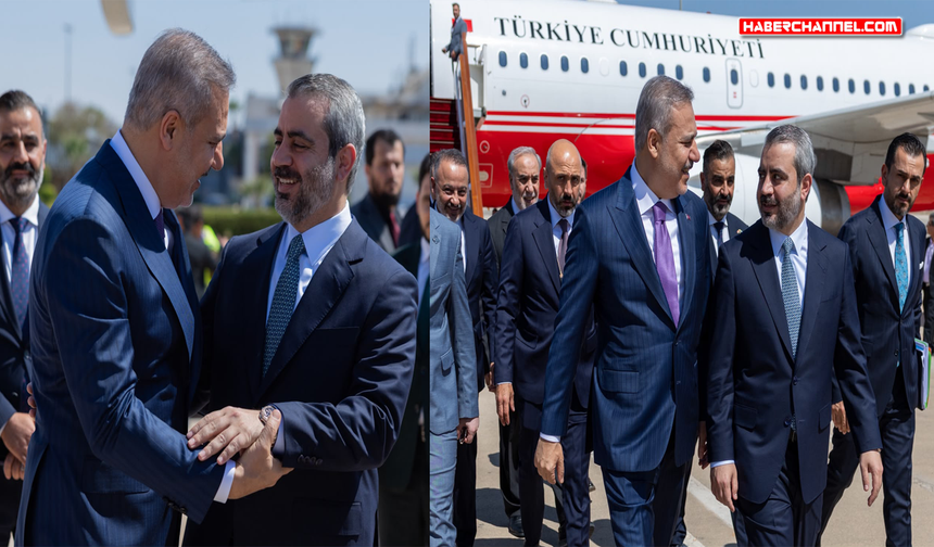 Dışişleri Bakanı Hakan Fidan, Suriye'de