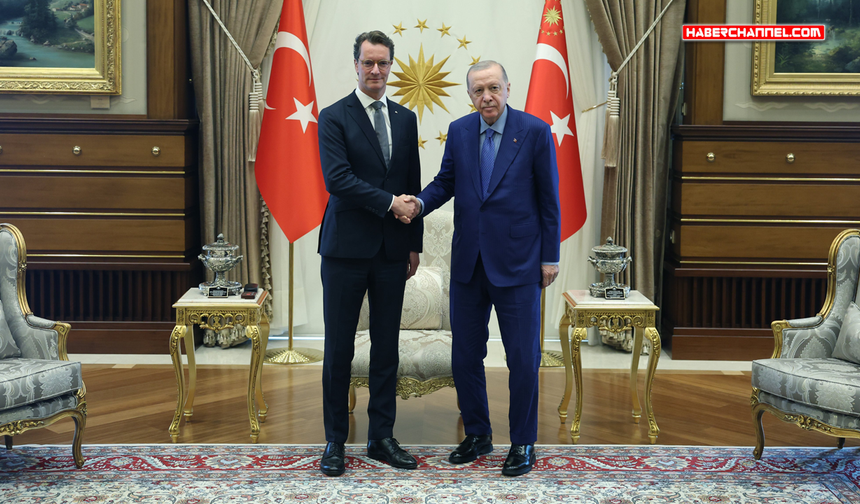 Cumhurbaşkanı Erdoğan, Almanya'nın Kuzey Ren-Vestfalya Eyaleti Başbakanı Wüst'ü kabul etti