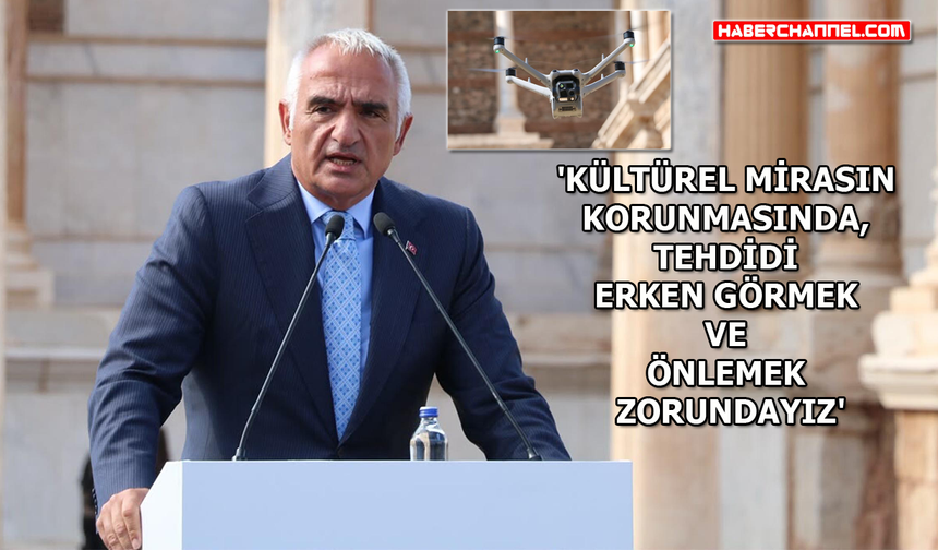 Bakan Ersoy, Sardes Antik Kenti Dron Merkezi Açılışı'nda konuştu