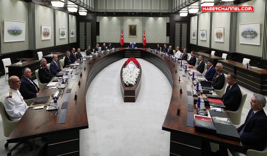 MGK Bildirisi: "Ter*rsüz Türkiye ve Ter*rsüz Bölge için atılan adımlar değerlendirildi"
