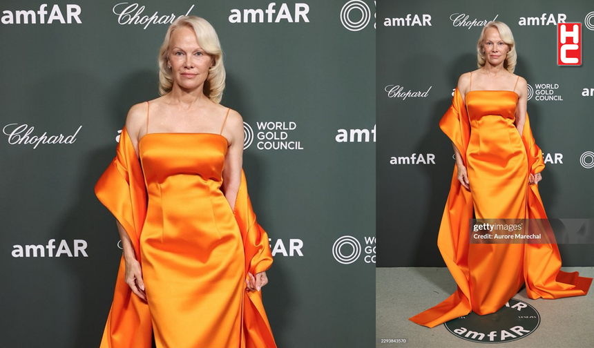Calvin Klein: Pamela Anderson, amfAR Venezia 2026'da büyüledi