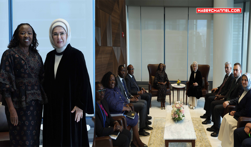 Emine Erdoğan, Kenya Cumhurbaşkanı'nın eşi Rachel Ruto ile görüştü