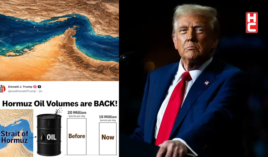 Trump'tan Hürmüz Boğazı paylaşımı: "Petrol akışı yeniden yükselişte"