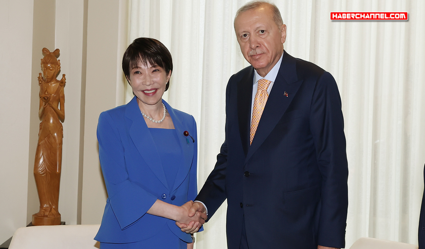 Cumhurbaşkanı Erdoğan, Japonya Başbakanı Sanae Takaichi ie görüştü