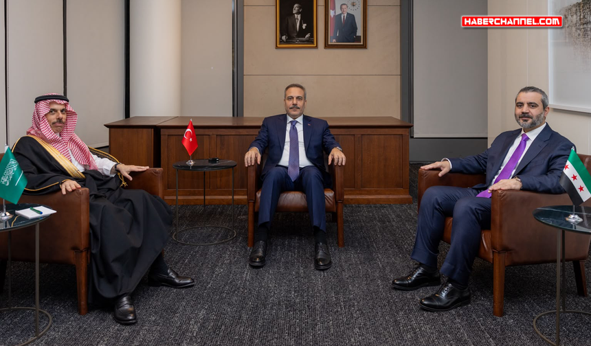 Bakan Fidan, Türkiye-Suriye-Suudi Arabistan Üçlü Dışişleri Bakanları toplantısına ev sahipliği yaptı