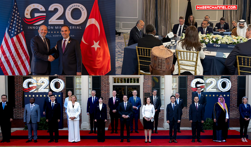 Bakan Kacır, G20 toplantısında Türkiye'nin yapay zeka hedeflerini anlattı