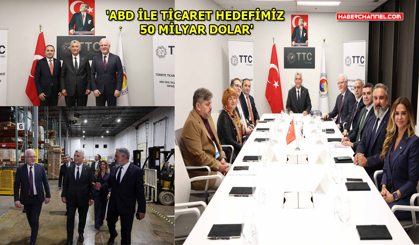 Bakan Ömer Bolat'tan Chicago'daki Türk Ticaret Merkezi'ne ziyaret