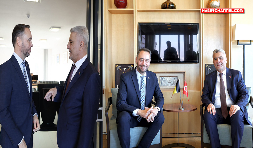 Bakan Ömer Bolat, Belçika Başbakan Yardımcısı Maxime Prevot ile görüştü