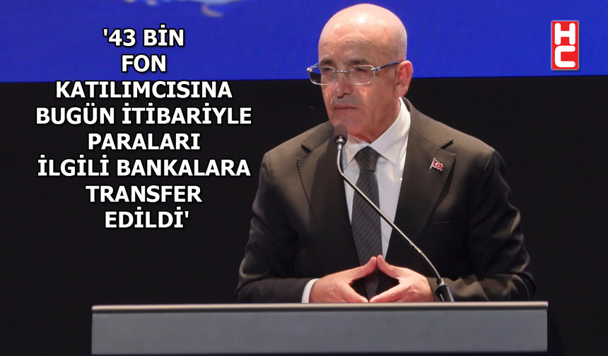 Bakan Mehmet Şimşek, 'Ekonomi ve Finansta Milli Vizyon Zirvesi'nde konuştu