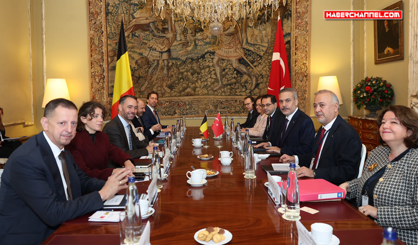 Bakan Hakan Fidan, Belçikalı mevkidaşı Maxime Prevot ile Brüksel'de görüştü