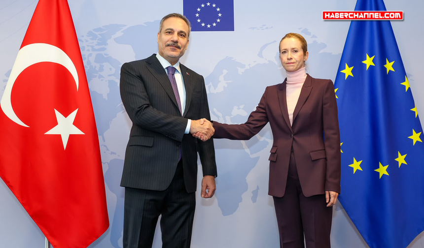 Bakan Hakan Fidan, AB Yüksek Temsilcisi Kaja Kallas ile görüştü