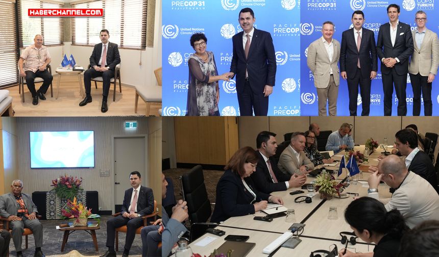 COP31 Başkanı Murat Kurum, Fiji'de temaslarda bulundu