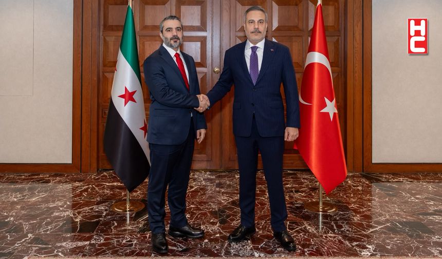 Bakan Fidan, Suriyeli mevkidaşı Şeybani ile bir araya geldi
