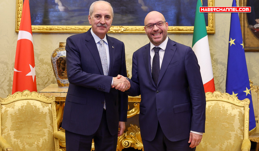 Numan Kurtulmuş, İtalya Temsilciler Meclisi Başkanı Lorenzo Fontana ile görüştü