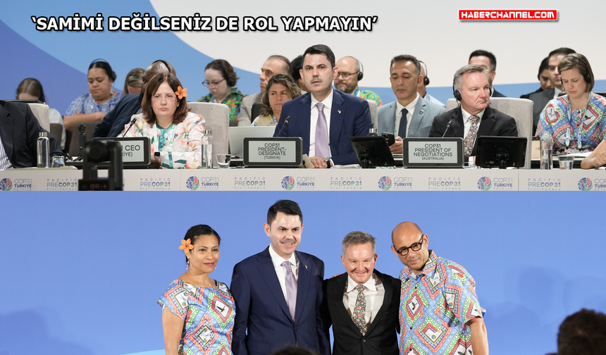COP31 Başkanı Murat Kurum, Fiji’deki Pre-COP toplantılarında konuştu