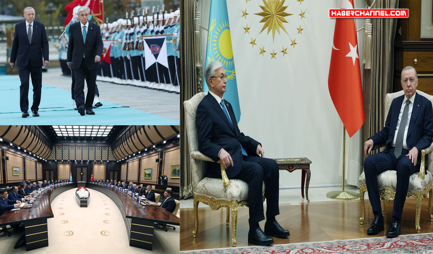 Cumhurbaşkanı Erdoğan, Kazakistan Cumhurbaşkanı Tokayev ile görüştü