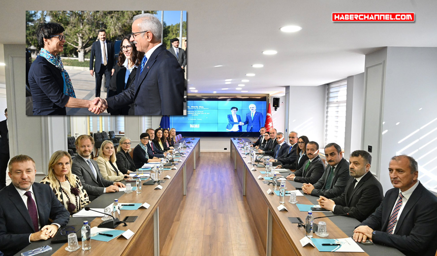 Bakan Abdulkadir Uraloğlu, AB Komiseri Marta Kos ile bir araya geldi