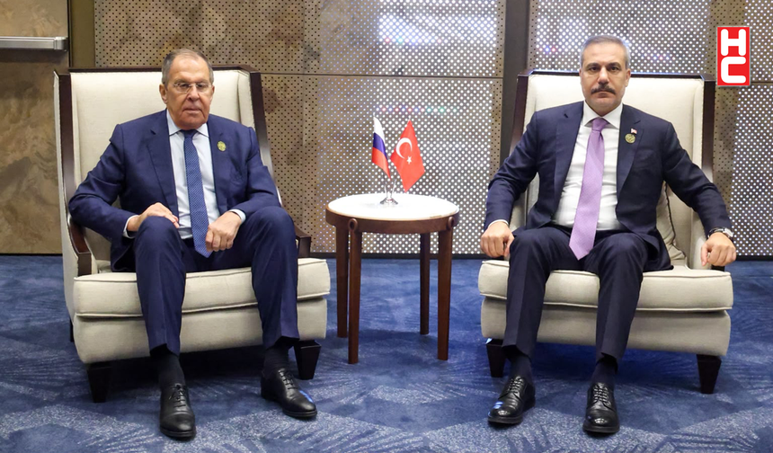 Bakan Hakan Fidan, Rus mevkidaşı Sergey Lavrov ile Bakü'de görüştü