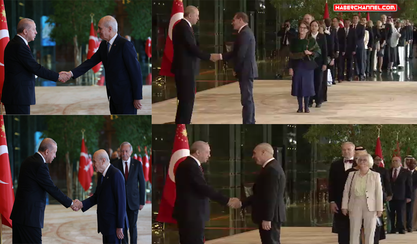 Cumhurbaşkanı Erdoğan, 29 Ekim tebriklerini kabul etti